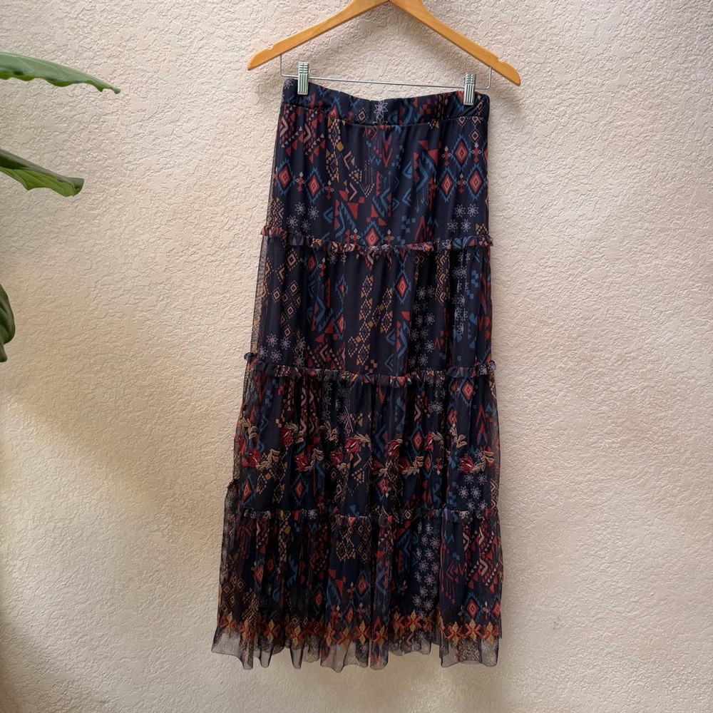 Johnny Was Arcellis Tiered Skirt - Picture 4 of 7